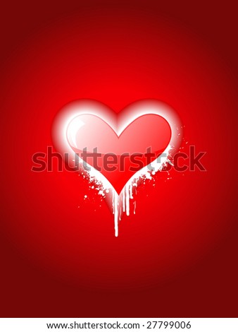 stock vector This is a simple heart attractive vector background design