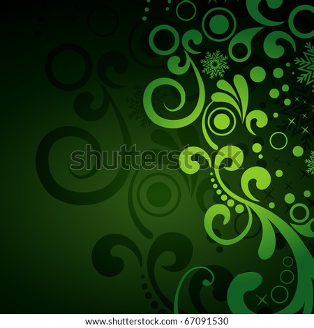 Green Backgrounds on Stock Vector   Artistic Green Color Background Design Illustration