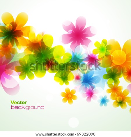 Flower Backgrounds on Vector Beautiful Flower Background Art   69322090   Shutterstock