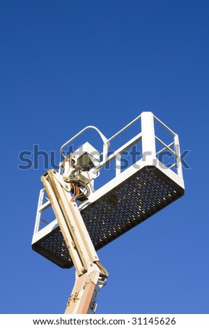Mobile crane basket