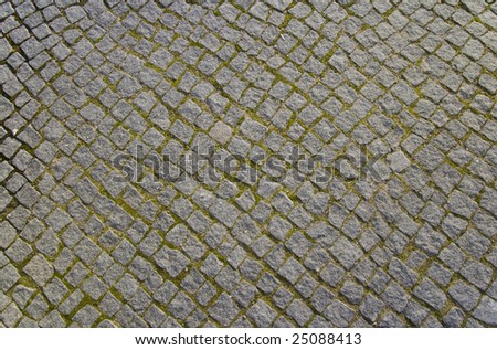 texture of stone sidewalk