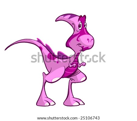 cute pink dino