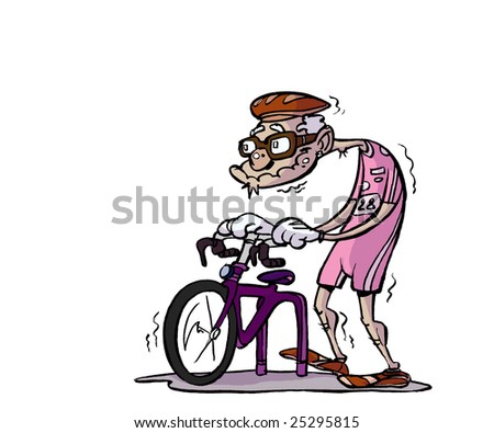 grandpa cyclist