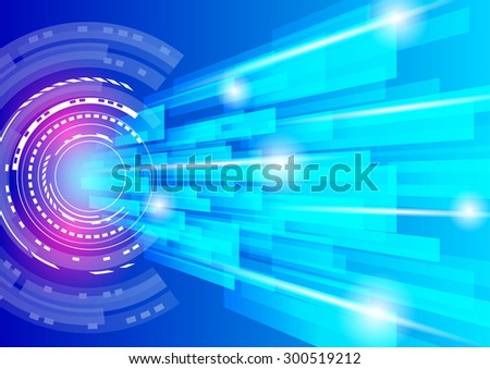 Abstract technology lines with light background