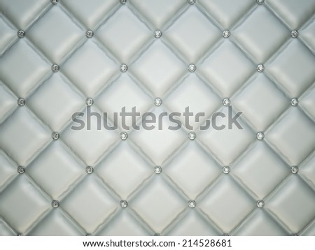 Luxury leather background with diamonds or gemstones. High resolution