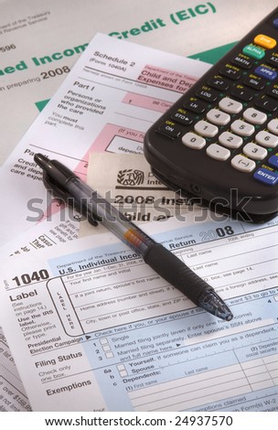 Taxpayers face an array of forms for filling 2008 federal income taxes.