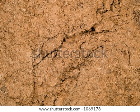Stock macro photo of the texture of dry, cracked earth.  Useful for layer masks and backgrounds.