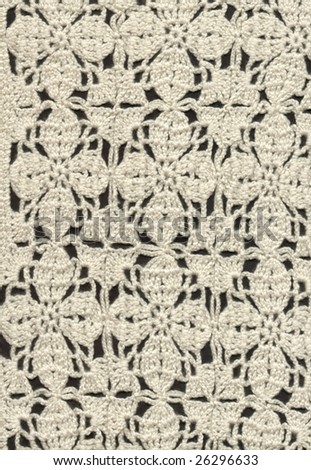 white knitted cloth