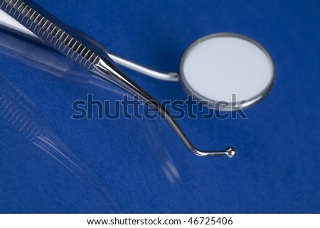 Angled mirror, dental medical instruments
