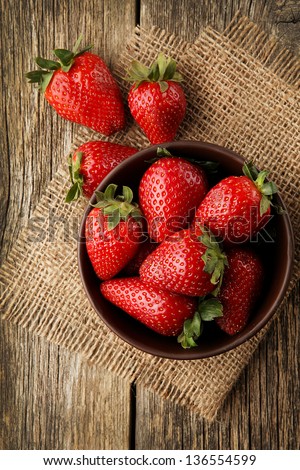 Strawberry in a Bowl