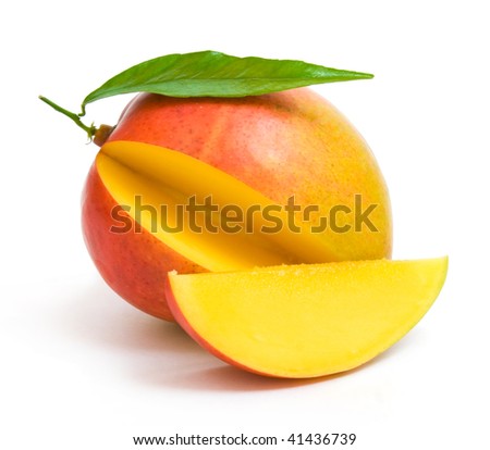 mango with leaf