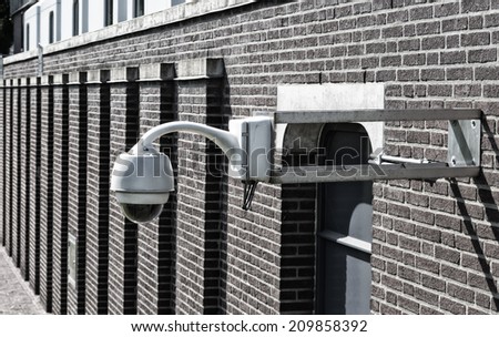 cctv camera outside of a building