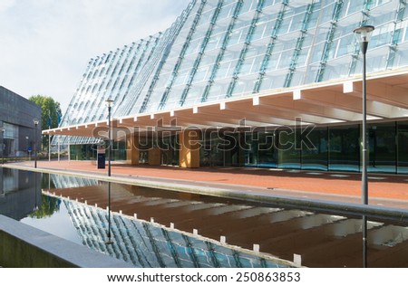 AMERSFOORT, NETHERLANDS - SEP 8, 2014: State agency for cultural heritage exterior. They are responsible for the conservation and sustainable development of archaeological values and monuments