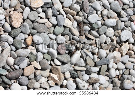 River Stone Background.
