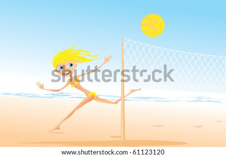 girl playing volleyball clipart. +girl+playing+volleyball