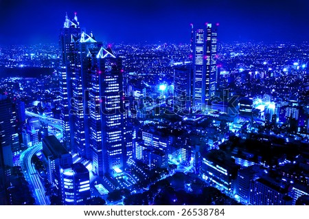 city night scene