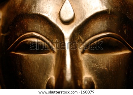 Golden Mask Series: frontal view closeup