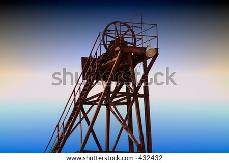 Mining shaft tower