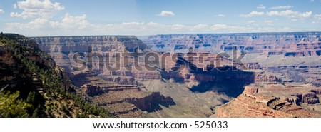 Panoramic View (large file) of the Grand Canyon, USA