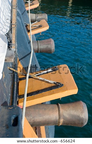 Historical Battle Ship with Cannons (exclusive at shutterstock)