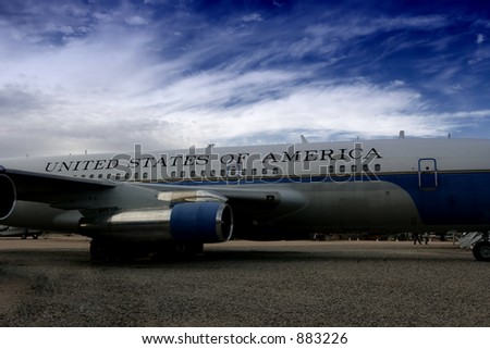 The Air Force One used by United States Presidents (exclsuive at shutterstock)