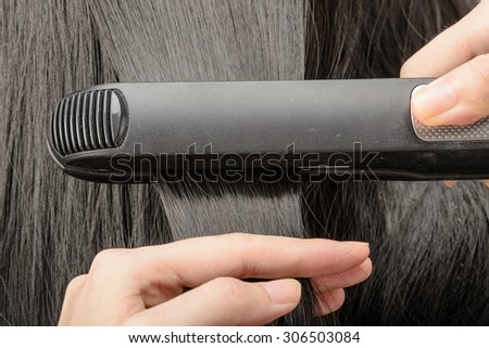 straighten hair