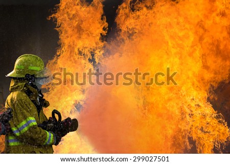 The Employees Annual training Fire fighting