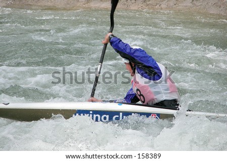 Kayak action Kayak action