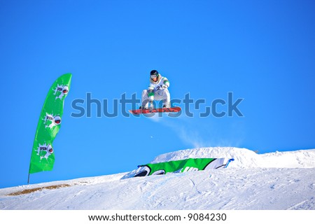 Snowboarding competition
