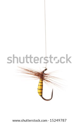 Fishing hook isolated on white background
