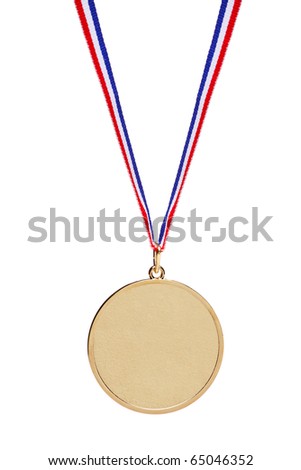 Blank Gold Medal