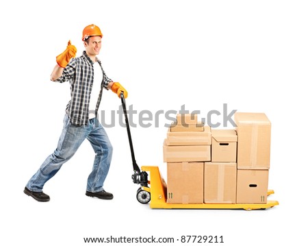 Guy Pushing Box