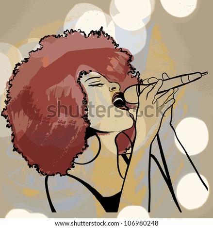  - stock-vector-vector-illustration-of-an-afro-american-jazz-singer-on-grunge-background-106980248