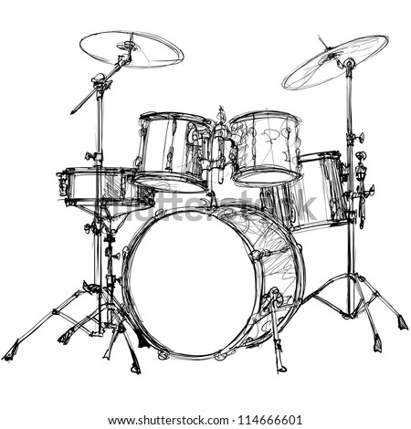 Abstract Drum Kit
