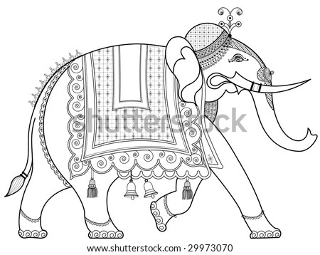 Indian Elephant Artwork