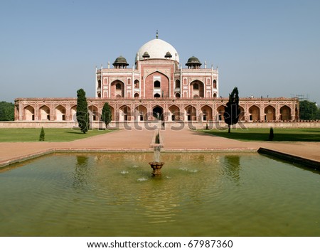 Mughal Architecture on Humayun S Tomb Mughal Architecture Stock Photo 67987360   Shutterstock