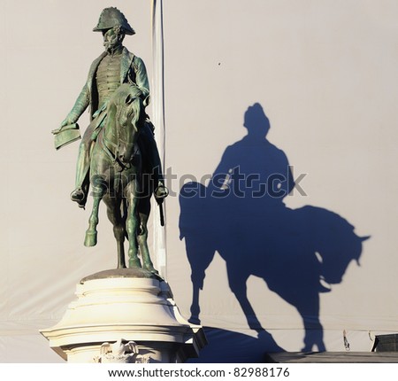 Portugal - Porto - Equestrian statue of Dom Pedro IV, king of Portugal