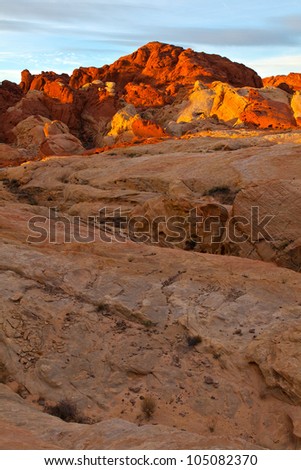 Valley Of Fire Nevada Desert Red Rock Sunrise