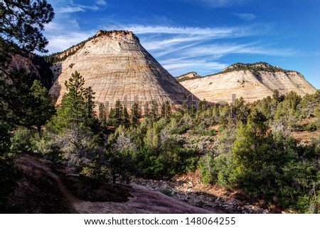 Checkerboard Mesa Zion National Park Utah