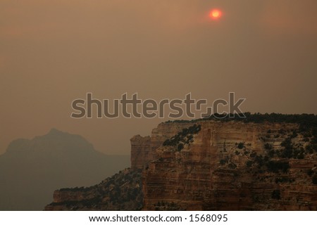 Smoked Filled Grand Canyon â€“ Forest Fire