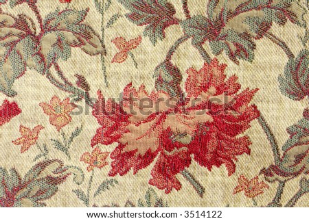 Floral  Abstract Cloth Fabric Background Pattern