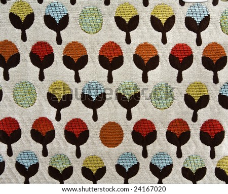 Colorful Abstract Cotton Fabric Contemporary Background Pattern