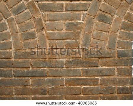 Bricks of Great Wall as a nice background or wallpaper