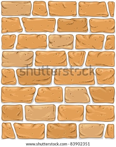 Brick Wall Background Stock Vector Illustration 83902351 : Shutterstock