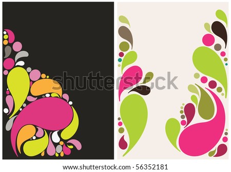 pink and green wallpaper. in vibrant pink and green-