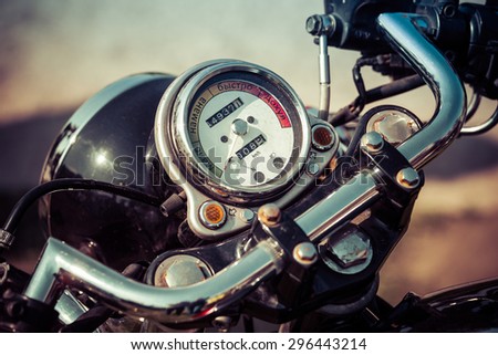 Funny russian text bike speedometer