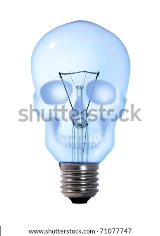 Skull Light Bulb