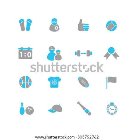 sport, gym icons, signs, illustrations set, vector