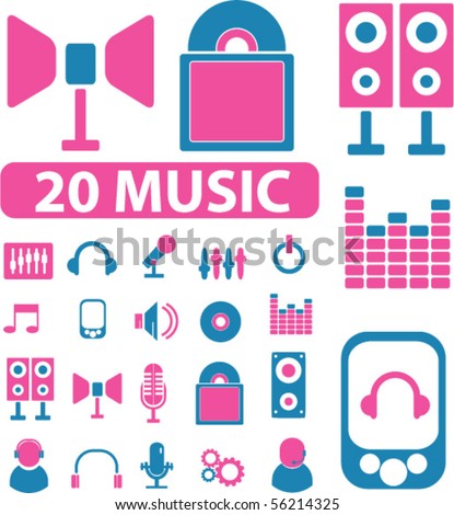 Music Signs. Vector - 56214325 : Shutterstock