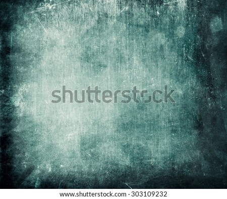 abstract grunge dark blue-green texture background